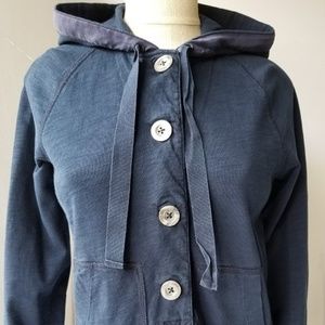 J Crew Washed Heavy Weight jersey 2  side pockets